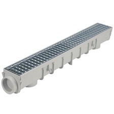 Pro Series Drain Kit 5-1/2 in. X 39-3/8 in. Deep Profile Channel, Galv. Steel Gr