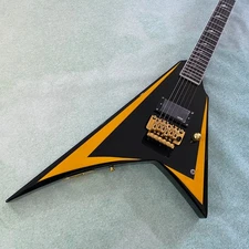 Swallow Tail V Shape Electric Guitar EMG pickup mahogany body