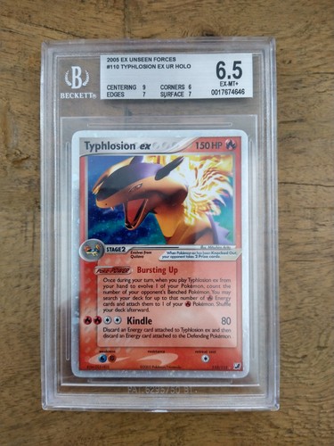 Typhlosion ex graded BGS 6.5 for sale on eBay