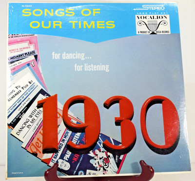 Vintage Vinyl Record Album Songs of Our Times 1930 Ted Straeter and his Orchestr