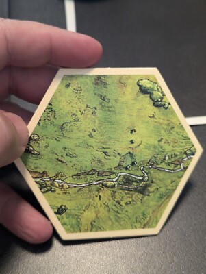 SETTLERS of CATAN 2003 PASTURE SHEEP Terrain Hex  Tile REPLACEMENT Mayfair #483