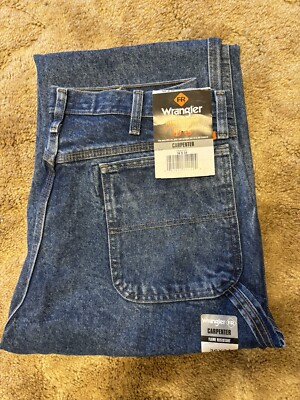 Wrangler FR Denim Carpenter Jean 22 Cal Size 36X34
