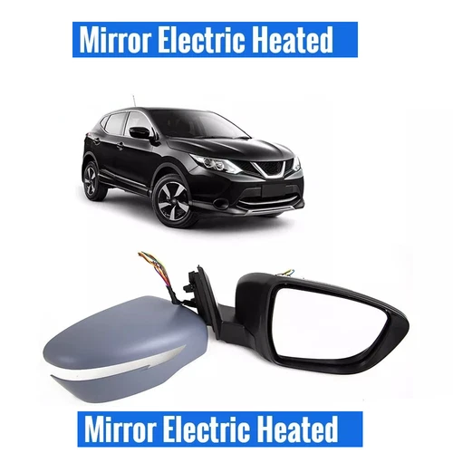 Fits Driver Side Nissan Qashqai 2014 to 2021 Complete Wing Mirror Electric Unit