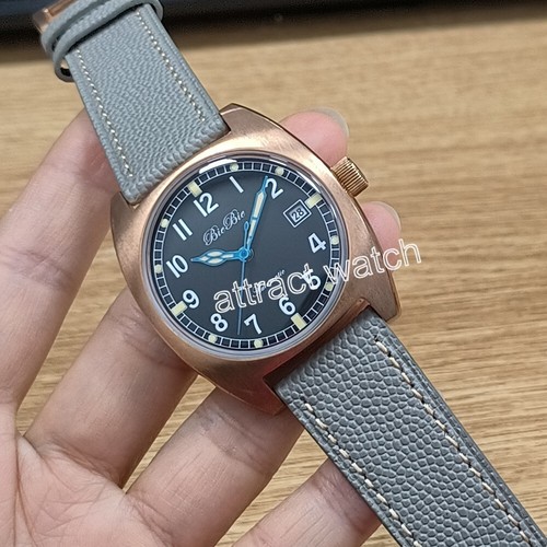 37,5 mm Bronze Material Leuchtmarkierungen Automatik Uhr 5ATM Wasserdicht - Bild 20 von 69