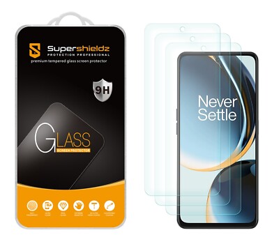 [3-Pack] Supershieldz Tempered Glass Screen Protector for OnePlus Nord N30 5G