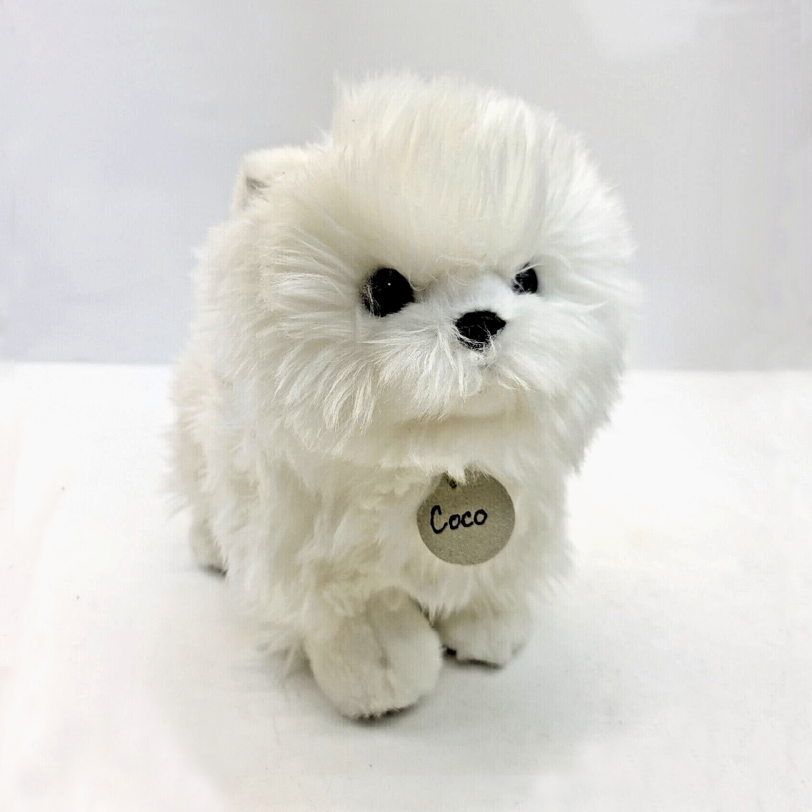 70 フランスアンティーク 犬 かわいこちゃん ミルキーカラー