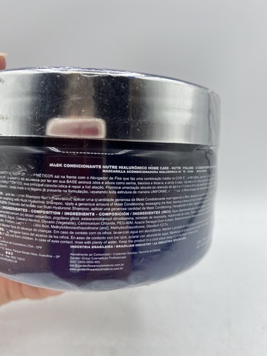 “Acido Hialuronico” Nutre Condicionante Hair Mask, Colageno, 7.05oz - Picture 6 of 9