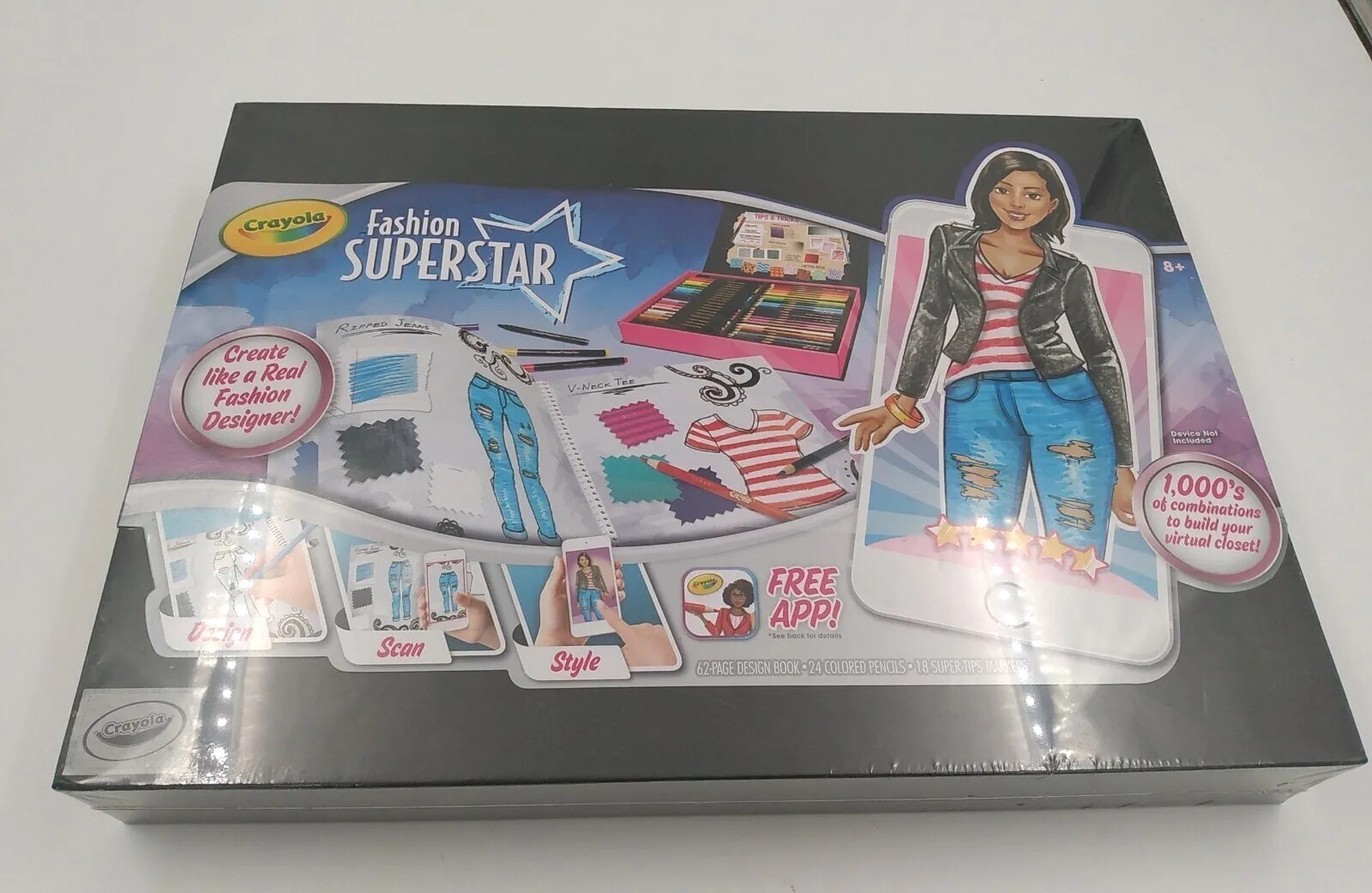 Crayola Superstar Fashion Designer NEW &amp; SEALED 71662102913 | eBay
