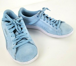 puma vikky platform light blue