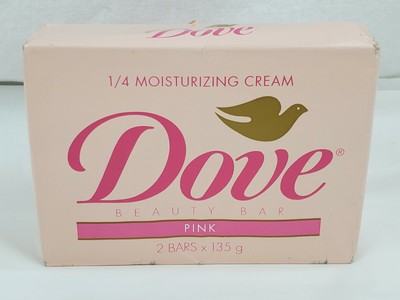 Vintage Dove PINK Beauty Bar Soap 2 Bars Scented | eBay