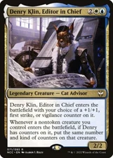 Denry Klin, Editor in Chief MTG Commander: Streets of New Capenna Rare NM x1