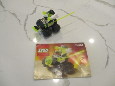 1991 Lego #6812 blacktron grid trekkor space vintage complete set
