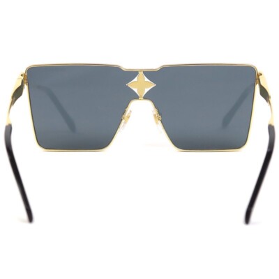 LOUIS VUITTON Sunglasses Cyclone Metal Sunglasses Z1700U GOLD with