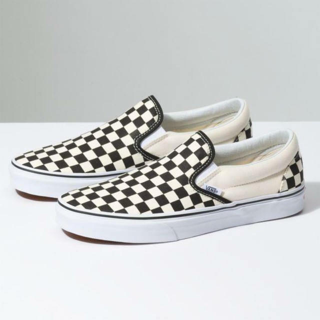 vans slip on lite checkerboard