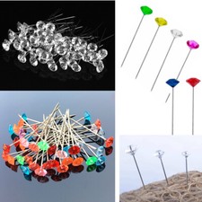 Diamentowe szpilki Przezroczysty diament Kształt Szpilka na głowę Akryl Wielokolorowa Kwiaciarnia Ślub