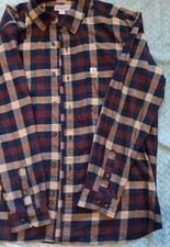 CARHARTT Men's Relaxed Fit XL Long Sleeve Button Down Plaid Work Shirt Extra Lrg