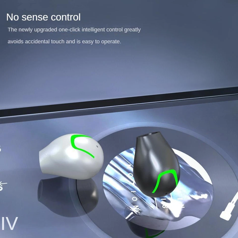 Mini Auriculares Invisibles Mini Auriculares Bluetooth 5.0 Auriculares4~ ο~ гю ✨, | A8S2 - Imagen 4 de 4