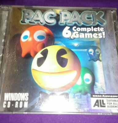 PAC PACK - 6 Complete Games! Windows CD-ROM PC Compatible Windows 95/98 ...