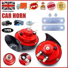 2PCS Super Horn 12V 300DB Super Loud Horn Snail Motorcycle Car Truck Boat Train