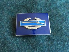 US Army Military Qualification Combat Infantryman 1st Award Trouser Belt Buckle