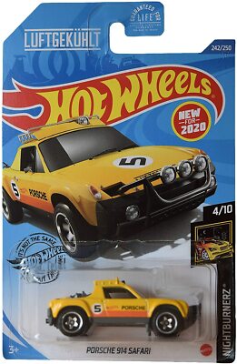 DieCast Hotwheels Porsche 914 Safari 242/250 [Yellow