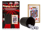 Playing Cards Dice Cup Brain Teaser Skat Poker Card Game + Dice Cup SET