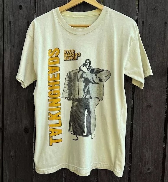 Talking Heads band Stop Making Sense 90s White Unisex T shirt