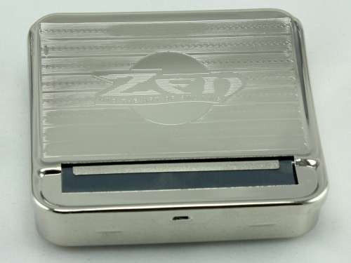Deluxe Steel Non-Filter Cigarette Hand Roller Rolling Machine Auto Roll Box  2122