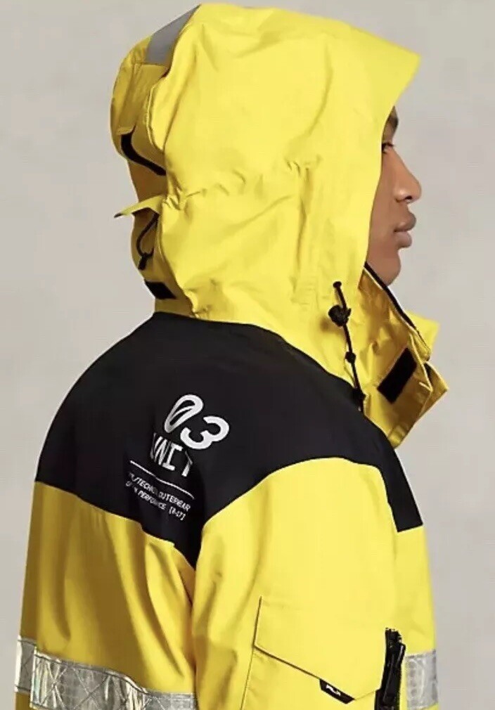 POLO RALPH LAUREN RLX TECH PATTERSON WATER REPELLENT SAILING JACKET LARG RRP£899 image 5