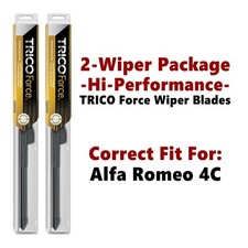 Hi-Performance 2-pk Wipers fits 2015+ Alfa Romeo 4C - 25220x2