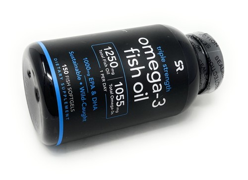 Sports Research Triple Strength Omega-3 Fish Oil, 150 Fish Softgels New, Fresh - Picture 4 of 9