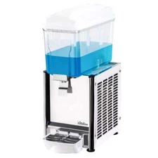 Single 3 Gallon Bowl Refrigerated Beverage Dispenser with Stirring System