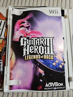 Guitar Hero III 3: Legends of Rock Nintendo Wii Game