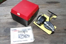 Garcia Mitchell 300 Spinning Reel Fishing France Box Manuals USED EXC