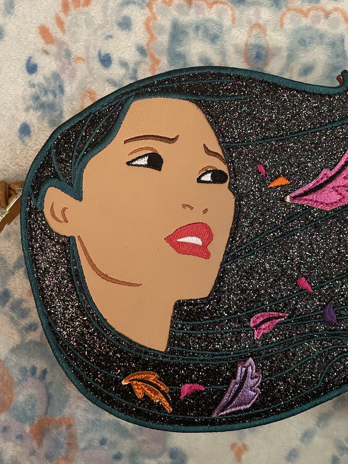 Danielle Nicole Disney Pocahontas Diecut Crossbody Gem