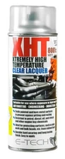 E-Tech CLEAR LACQUER Spray Paint High Temperature Engine Block Exhaust 400mL Can