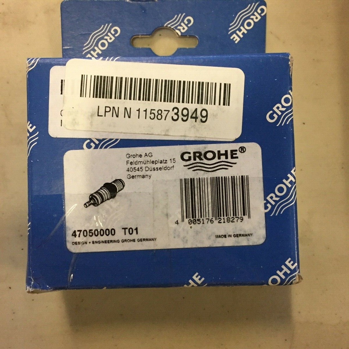 GROHE 47050000 Universal Thermo-Element, Starlight Chrome GROHE 47050000 Universal Thermo-Element, Starlight Chrome