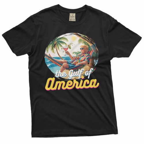 Gulf of America Trump T-shirt Gulf of Mexico new name Patriotic USA Tee shirt - Picture 5 of 10