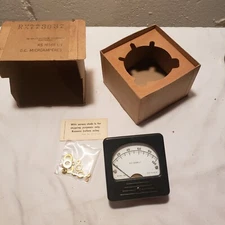 Triplett Dc Micro Ampere Meter Nos