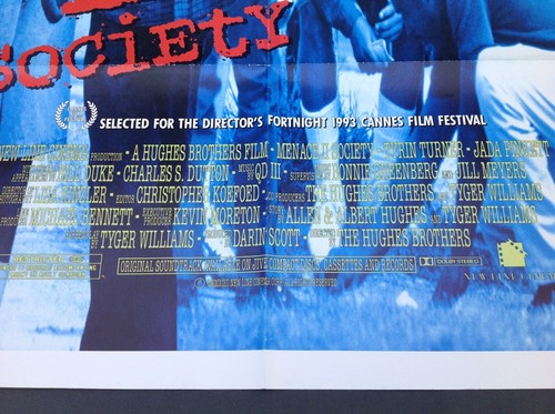1993 Menace II Society Original Movie House Full Sheet Poster - Picture 9 of 12