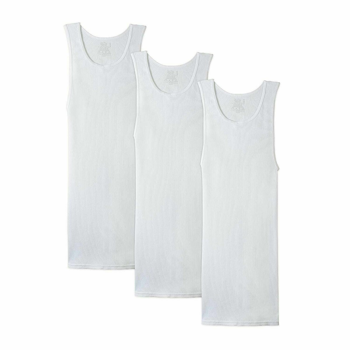 Vintage Fruit of The Loom Old Stock Blank White Tank Top