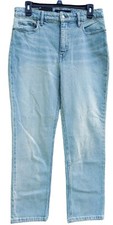 Ralph Lauren Comfort Stretch High Raise Straight Ankle Size 10 Jeans, Waist 30