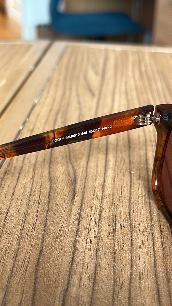 MaxMara 55mm Rectangular Logo4 Sunglasses | eBay display picture 1