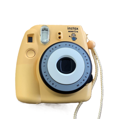 FUJIFILM Minion instax mini 8 instant Camera Cheki Yellow Used