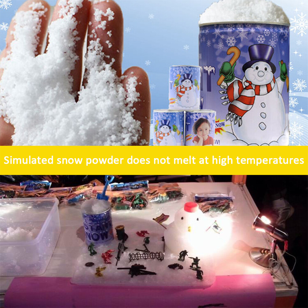 Christmas Artificial Snow Powder Fake Snowflake Scene Layout Home Decor DIY eBay