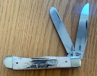 CASE FAT STAG TRAPPER KNIFE #5254 SS NEVER USED | eBay