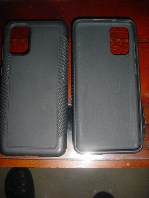 Lot of (2) Samsung S20 FE Phone Case Covers - Soft Pliable Shockproof Silicone