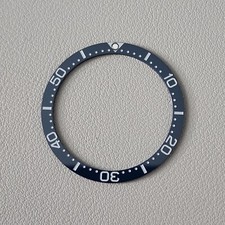 SEIKO Bezel Insert SKX007 / LOW PIP Dark Blue Ceramic Flat C3