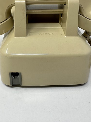 Vintage Push Button Telephone Touchtone Comdial Phone Model 2500-AS Beige - Picture 10 of 17