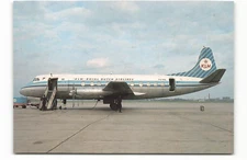 Postcard Airline KLM Royal Dutch Airlines Vickers Viscount 803 PH-VIG AUC1.